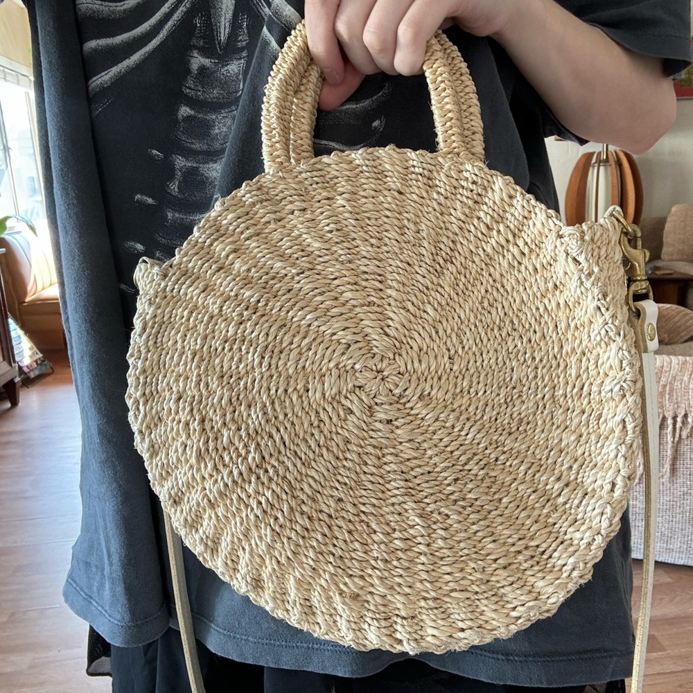 Clare V Raffia Handbag